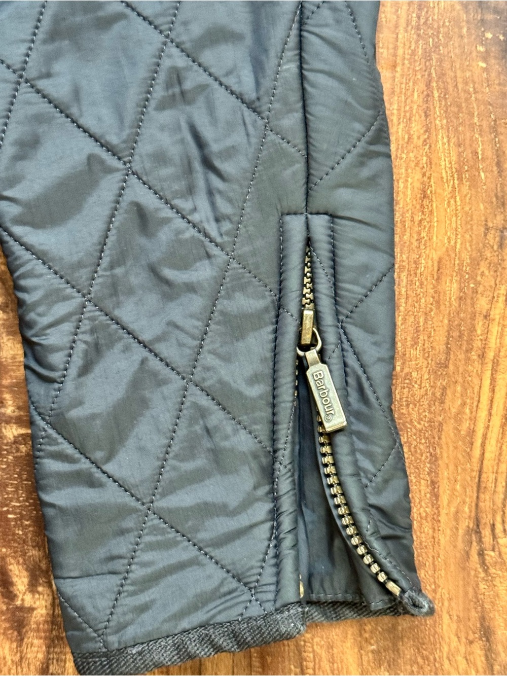 Barbour Women’s Black Quilted Belted Field Jacket, Size 4 - Picture 7 of 10